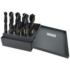 MORSE 18110 8 Piece Set; 9/16" thru 1" X 1/16ths 118º Split Point HSS  Made In U.S.A.