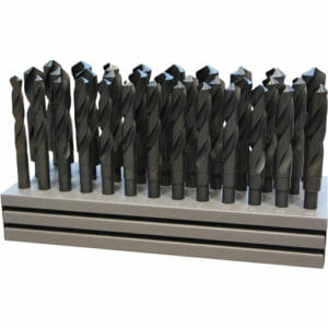 MORSE 81409 Silver & Deming 33 Piece Set; 1/2" to 1" x 64ths; 118º Point; HSS; Made In U.S.A
