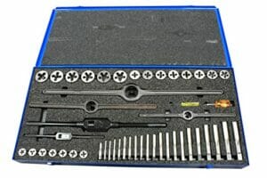 MORSE 37002  Tap & Die 49 Piece Set 1/4" thru 1" NC & NF Taps & Dies 1/8-27 Pipe Made in USA