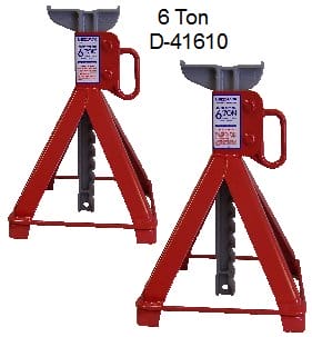 US JACK D-41610 6 Ton Garage Stands Made in USA - Image 2