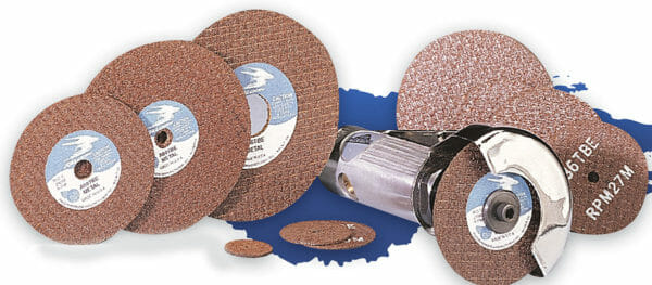 1"x 1/8'' x 1/8" Hole 24 Grit #2A21  (100 per box)