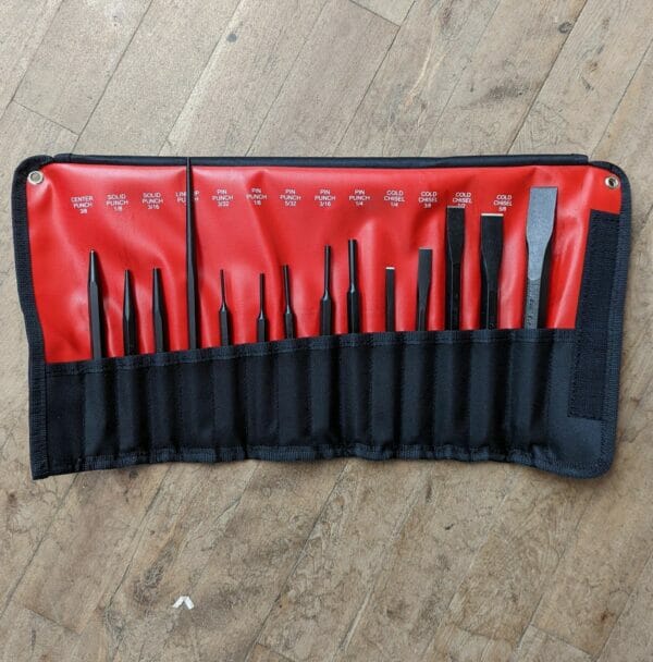 MECHANICS PUNCH & CHISEL SET 14-Piece    (Mayhew #61044K)     WRIGHT  #9663