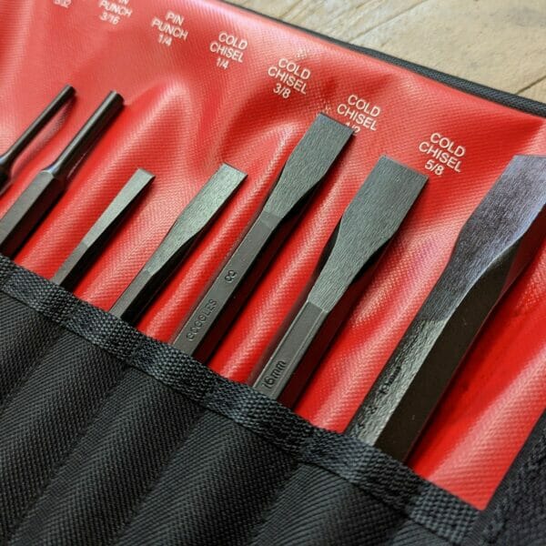 MECHANICS PUNCH & CHISEL SET 14-Piece    (Mayhew #61044K)     WRIGHT  #9663 - Image 3