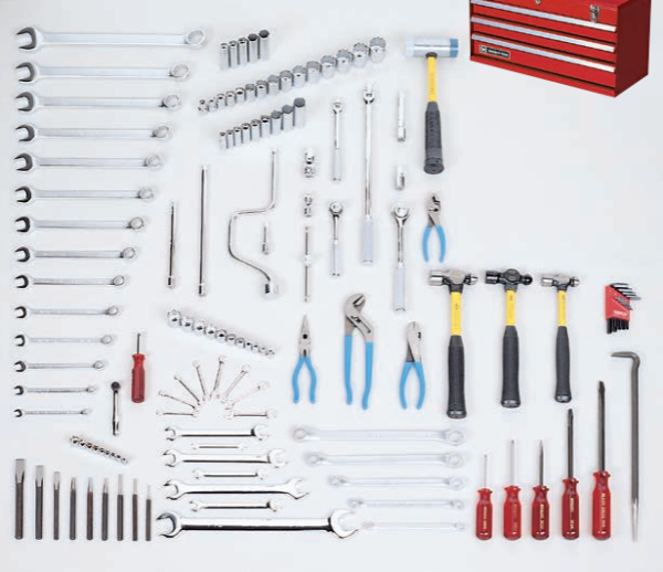 134 PC GENERAL MAINTENANCE SET (TOOLS ONLY)      WRIGHT #136