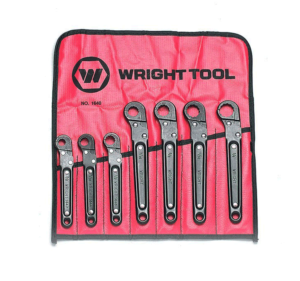 RATCHETING FLARE NUT WRENCH SET 7 PCS. 3/8" - 3/4"   WRIGHT #1640