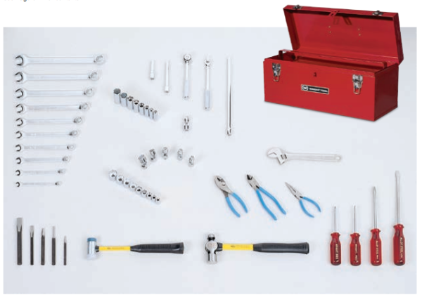 54 PC APPRENTICE SET;  INCLUDES WT520 TOOL BOX  WRIGHT #170