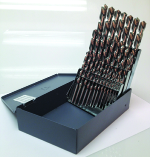 MORSE 81508 - Jobber - Left Hand 29 Piece 1/16 - 1/2 X 64ths 118º Point; Bright; Made In U.S.A.