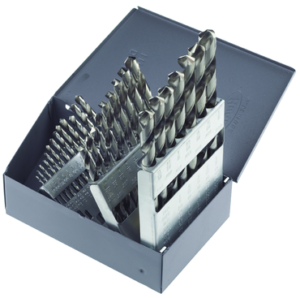 MORSE 18105 Series 8030 - Jobber Length; 13 Piece Set; 1/16-1/4 X 64ths; Metal Index; 118º Point; Black Oxide; HSS; Made In U.S.A.