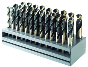 MORSE 18112 33 Piece Set – 1/2″ thru 1″ x 64ths 118º Split Point Black & Silver HSS Made In U.S.A.