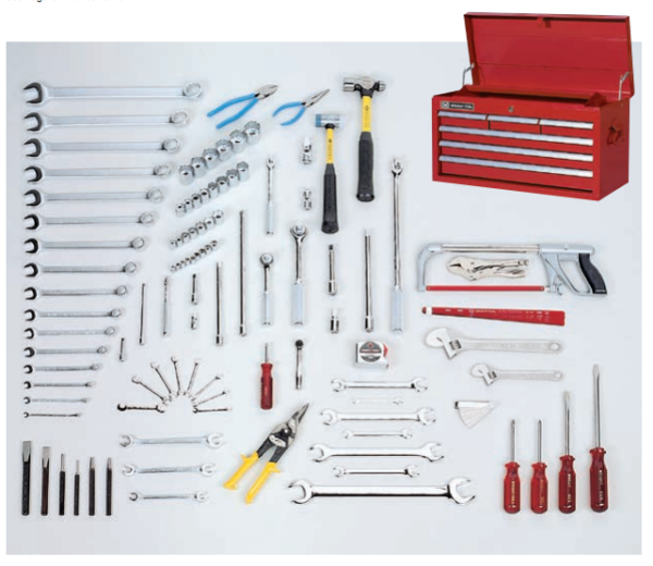 113 PIECE INDUSTRIAL MAINTENANCE SET (TOOLS ONLY)    WRIGHT #181