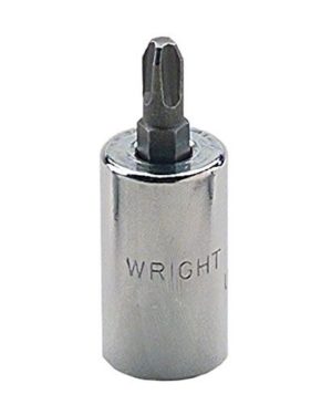 #2 PHILLIPS  BIT AND 3/8" DRIVE SOCKET WRIGHT #3266