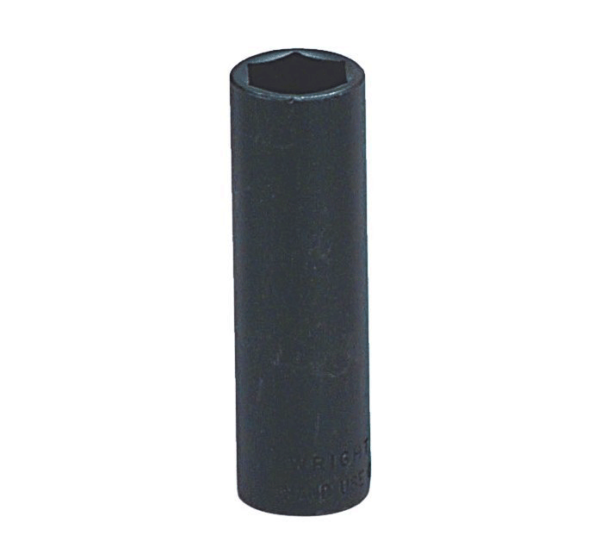 1 1/8" - 6 PT. DEEP SOCKET BLACK FINISH 1/2" DRIVE WRIGHT #34536