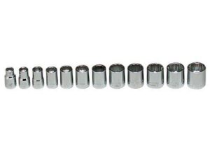 3/8" DRIVE 12 PC  12 PT METRIC SOCKET SET    WRIGHT #349
