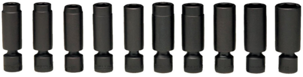 3/8" DRIVE 10 PIECE DEEP METRIC UNIVERSAL POWER SOCKET SET 10MM - 19MM    WRIGHT #352