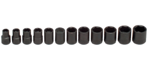 3/8" DR.  12 PC. IMPACT METRIC SOCKET SET 8 - 19MM 6 PT    WRIGHT #356