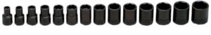 3/8" DR. 14 PC. 6 PT. STD. IMPACT METRIC SOCKET SET 6-9MM     WRIGHT  #359