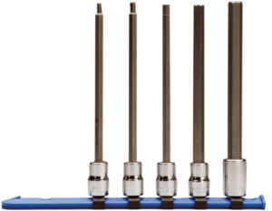 3/8" DRIVE 5 PIECE METRIC HEX BIT SOCKET SET - LONG LENGTH    WRIGHT  #361