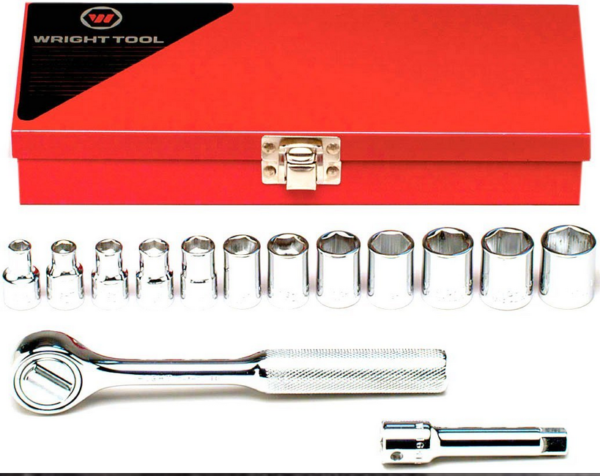 3/8" DRIVE 14 PIECE METRIC SOCKET SET    WRIGHT  #367