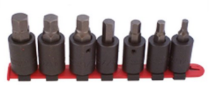 1/2" DRIVE IMPACT HEX BIT SOCKET SET (7-PIECE)    WRIGHT  #403