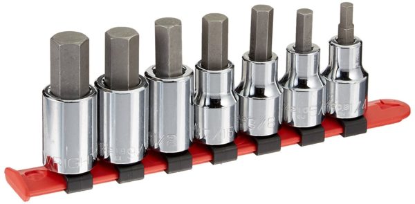 7-PIECE HEX BIT SOCKET SET   WRIGHT  #405