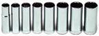 1/2" DR. WRIGHT #409 8 PC. 12 PT. DEEP SOCKET SET 1/2-15/16     WRIGHT #409
