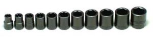 1/2" DR.  11 PC. IMPACT SOCKET SET 7/16 -1-1/16    WRIGHT #411