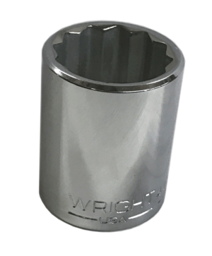 1 1/16" - 12 POINT 1/2" DRIVE STANDARD SOCKET - WRIGHT #4134