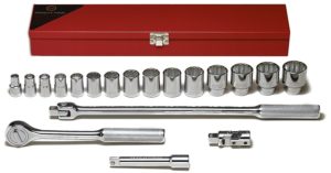 19-PIECE 12-POINT STANDARD SOCKET SET     WRIGHT  #422