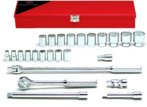 25-PIECE 12-POINT STANDARD SOCKET SET      WRIGHT  #424