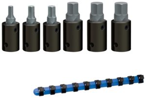 1/2" DRIVE 6 PIECE METRIC IMPACT HEX BIT SOCKET SET    WRIGHT  #455