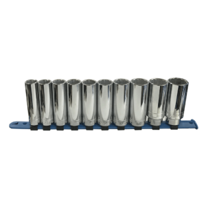 1/2" DR. WRIGHT SOCKET SET #473 10 PC. 12 PT. DEEP METRIC 16-26MM    WRIGHT  #473