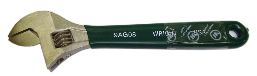 Wright Tool 9AG12 Cushion Grip Adjustable Wrench Chrome 12 WRI9AG12