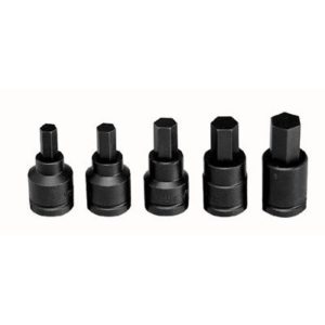 3/4" DRIVE WRIGHT TOOL 5 PIECE HEX BIT SOCKET SET    WRIGHT  #606