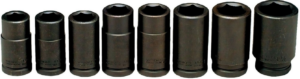 3/4" DRIVE 8 PIECE 6 POINT DEEP IMPACT SOCKET SET 7/8" - 1-1/2"       WRIGHT  #608