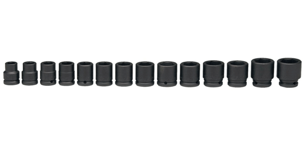 3/4" DR 14 PC 6 POINT STD. IMPACT  SOCKET SET 3/4-1-5/8"     WRIGHT  #610
