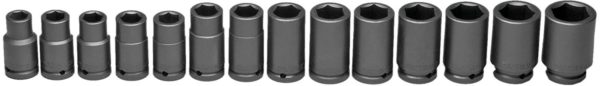 3/4" DRIVE 14 PIECE 6 POINT STANDARD METRIC IMPACT SOCKET SET        WRIGHT  #660