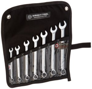 7 PC. COMBINATION WRENCH SET 3/8 - 3/4" 12 POINT     WRIGHT #707
