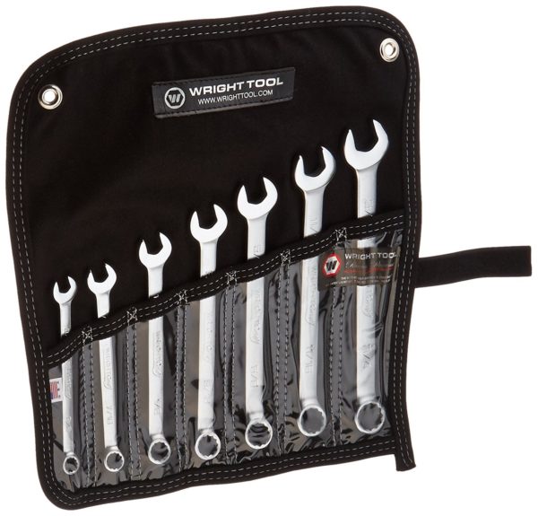 7 PC. COMBINATION WRENCH SET 3/8 - 3/4" 12 POINT     WRIGHT #707