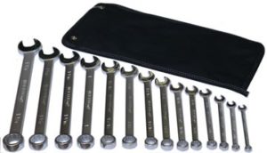 14 PC. COMBINATION WRENCH SET 3/8 -1-1/4" 12 POINT     WRIGHT #714