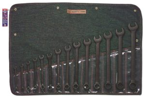 14 PIECE 12 POINT BLACK COMBINATION WRENCH SET 3/8"-1-1/4"      WRIGHT  #721