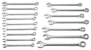 16 PIECE 12 POINT COMBINATION WRENCH SET 1-5/16" - 2-1/2"      WRIGHT  #730