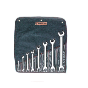 8 PIECE OPEN END WRENCH SET FULL POLISH 1/4" - 1-1/4"     WRIGHT  #738
