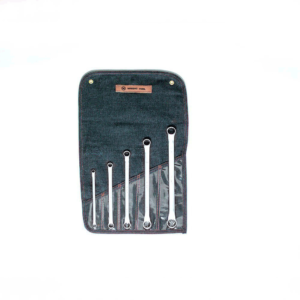 5 PIECE SATIN FINISH BOX END WRENCH SET 5/16" - 7/8"     WRIGHT  #747