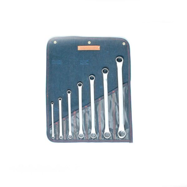 7 PIECE SATIN FINISH BOX END WRENCH SET 5/16" - 1-1/8"    WRIGHT  #749