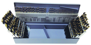 MORSE 81497 Jobber Length 115 Piece; 1/16 to1/2 X 64THS, A-Z, 1-60; 135º Split Point;  HSS; Made In U.S.A.
