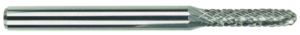 MORSE 83351 Series 597 - Carbide Burr; SC-41; 3/32 Diameter; 1/2 Length of Cut; 1/8 Shank; Double Cut; Made In U.S.A.;