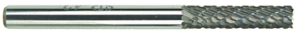 MORSE 83363 Series 597 - Carbide Burr; SB-43; 1/8 Diameter; 5/8 Length of Cut; 1/8 Shank; Double Cut; Made In U.S.A.;
