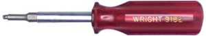 #0 #1 #2 #3 - 4 IN 1 SCREWDRIVER   WRIGHT  #9182