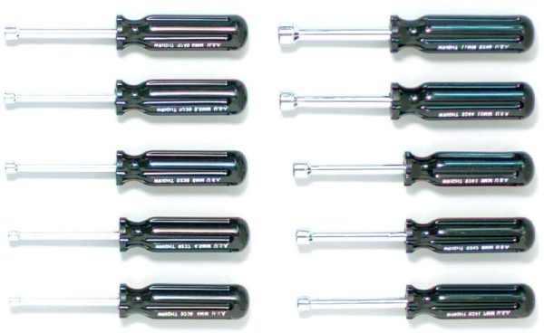 9 PC METRIC NUT DRIVER SET 4MM-11MM   WRIGHT  #9218