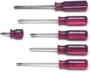 6-PC. SCREWDRIVER SET W/ POUCH    WRIGHT  #9477